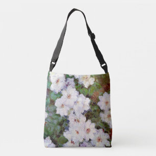 Bolsa Ajustável Monet - White Clematis, famosa pintura floral