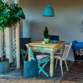 Bolsa Ajustável Monograma de aquarela B enfermeiro azul escuro