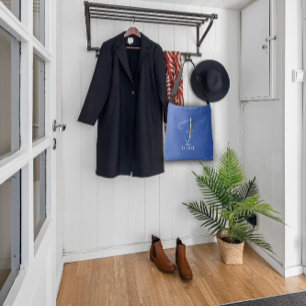 Bolsa Ajustável Monograma de aquarela minimalista F Professor