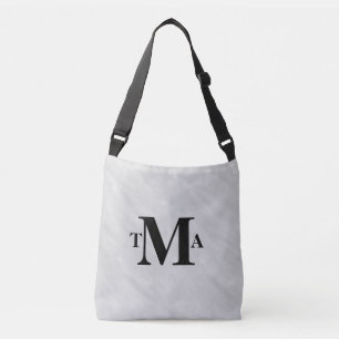 Bolsa Ajustável Monograma Iniciais Black Charcarboneto