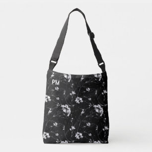 Bolsa Ajustável Monograma Personalizado Floral