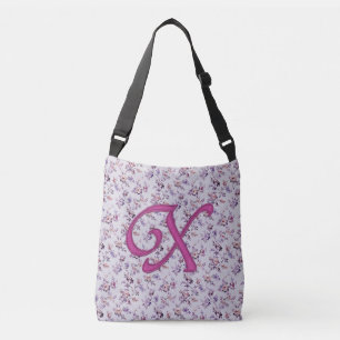 Bolsa Ajustável Monograma X de luxo floral