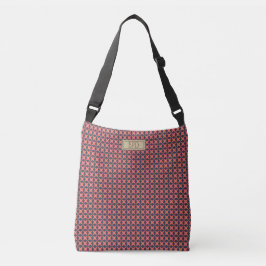 Bolsa Ajustável Monogramas Personalizados ModernosPadrão da Moda C