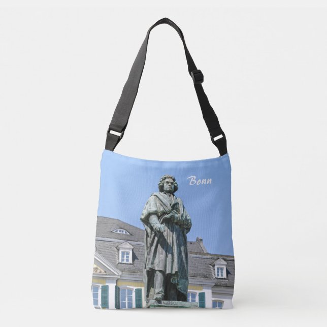 Bolsa Ajustável Monumento a Ludwig van Beethoven em Bonn (Frente)