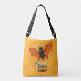 Bolsa Ajustável Morcego Leitor | Bibliotecário Caprichoso com Livr