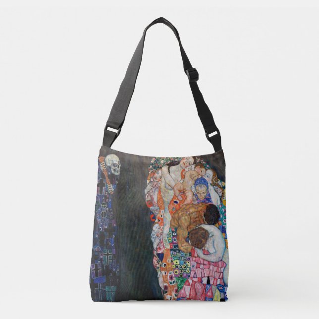 Bolsa Ajustável Morte e Vida | Gustav Klimt | (Frente)