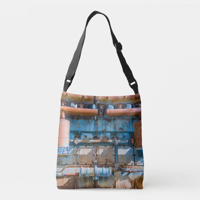 Bolsa Ajustável Motor a diesel imperial do Atlas antigo e enferruj (Verso)