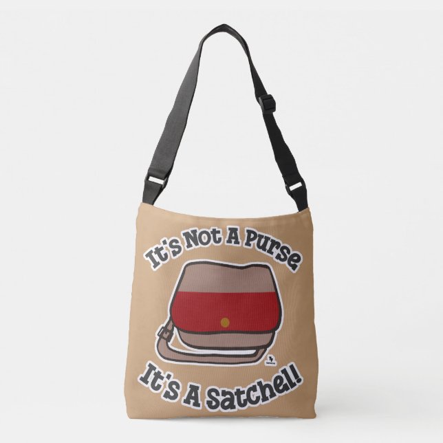 Bolsa Ajustável Motto Mensageiro Satchel Not Purse (Frente)