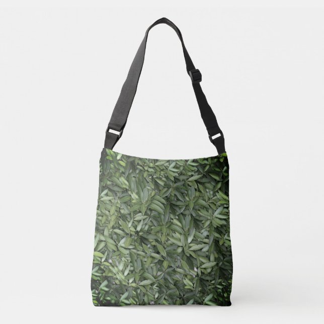 Bolsa Ajustável Muitas lindas folhas verdes (Frente)