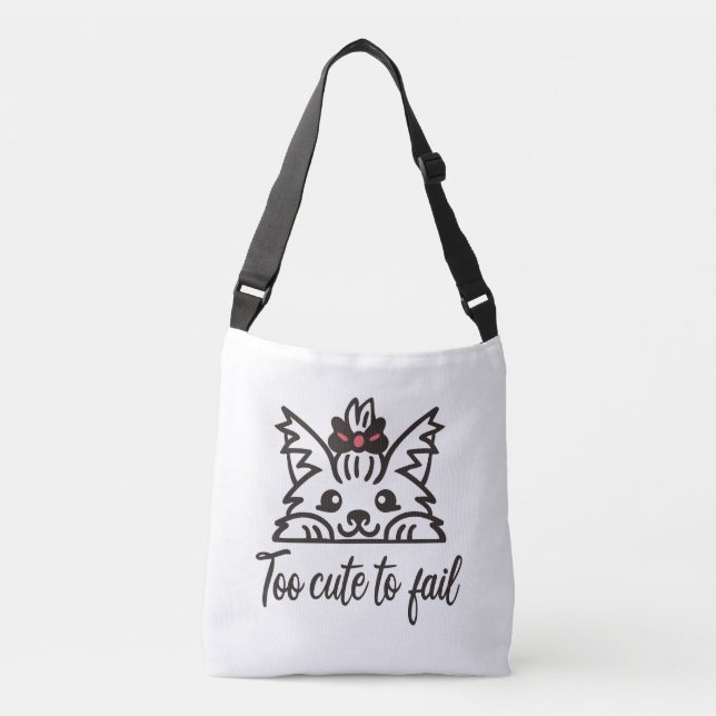 Bolsa Ajustável Muito fofo para falhar (Frente)