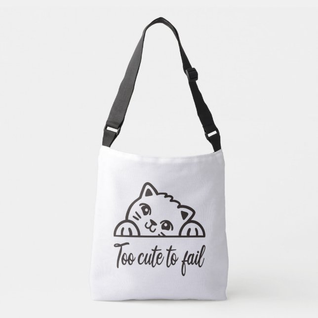 Bolsa Ajustável Muito fofo para falhar (Frente)
