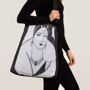 Bolsa Ajustável mulher 1928 do art deco