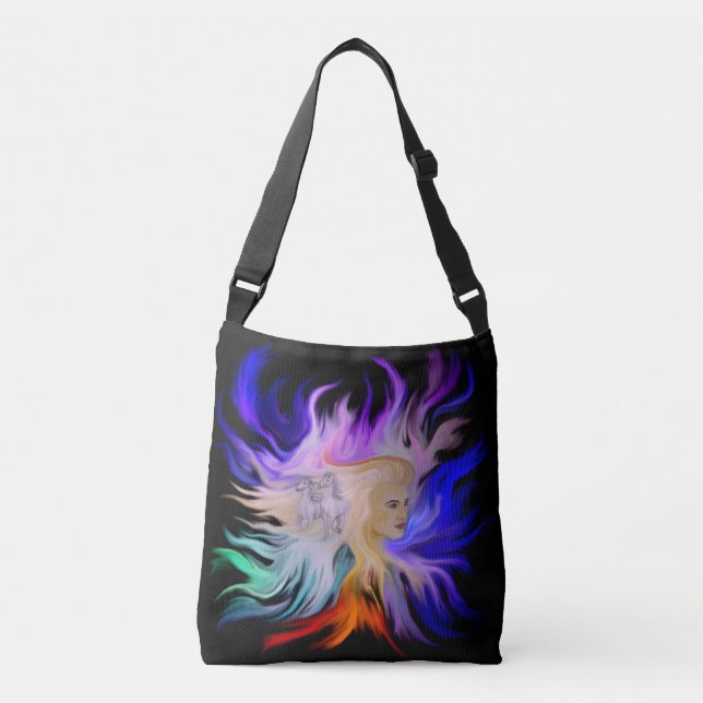 Bolsa Ajustável Mulher com Cavalo (Frente)