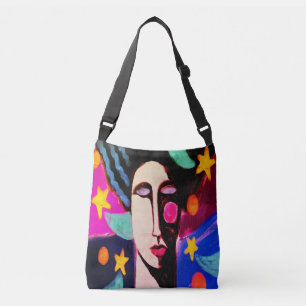 Bolsa Ajustável Mulher com pintura de Abstrato Stars