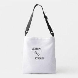 BOLSA AJUSTÁVEL MULHER E ORGULHOSO UM LADO EDITÁVEL