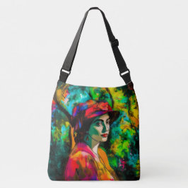 Bolsa Ajustável Mulher no Chapéu Vermelho