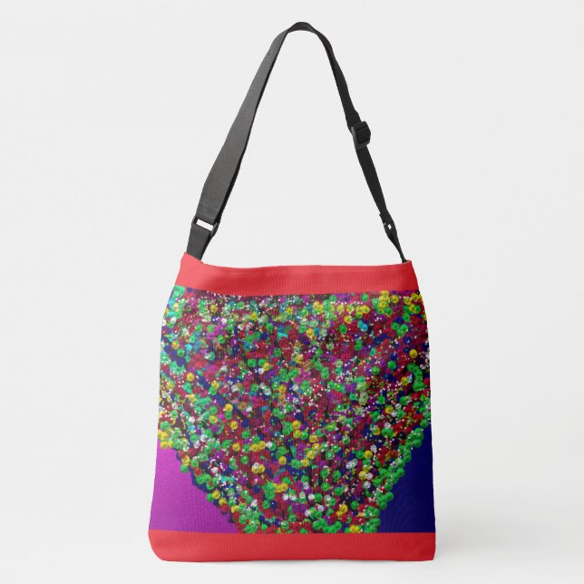 Bolsa Ajustável Multicolored Tree Between Worlds (Verso)