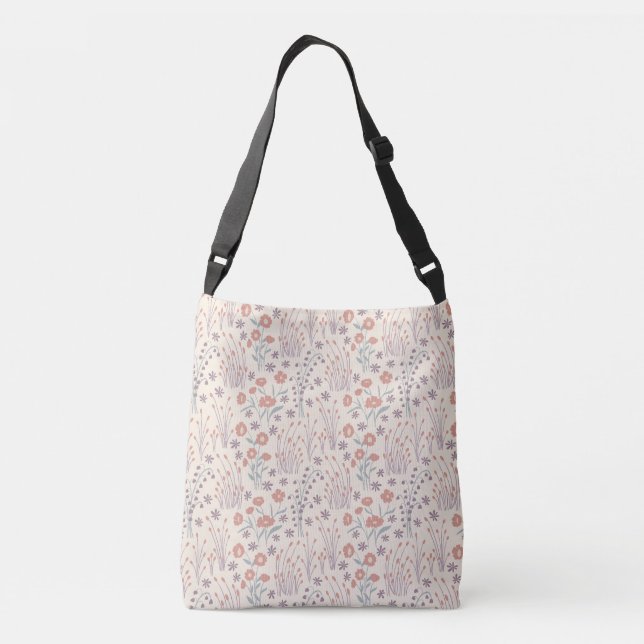 Bolsa Ajustável Murmurios de Flores Silvestres da Primavera (Verso)