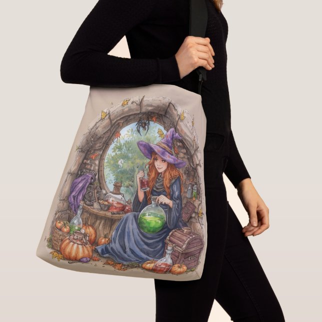 Bolsa Ajustável Murmurios de Magia, Bela Bruxa e Sua Poção (Close Up)
