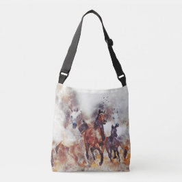 Bolsa Ajustável na moda com a imagem de cavalos