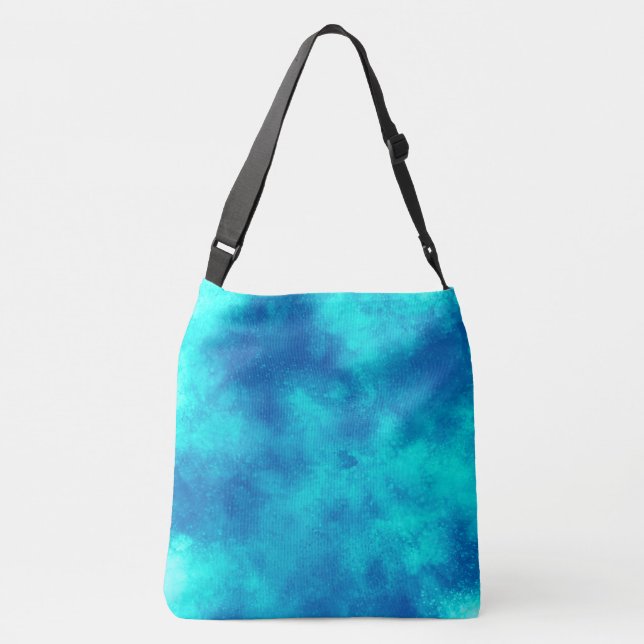 Bolsa Ajustável Na moda Tempestade efeito da nuvem azul (Verso)