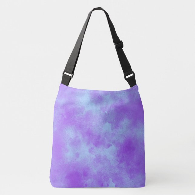 Bolsa Ajustável Na moda Tempestade efeito de nuvem azul roxo (Frente)