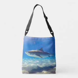 Bolsa Ajustável Nadação de tubarão Oceano Azul Água