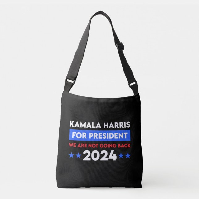 Bolsa Ajustável Não Vamos Voltar Para Kamala Harris Para O Preside (Frente)