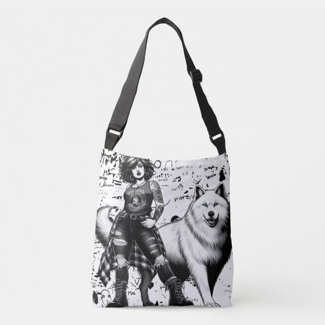 Bolsa Ajustável Nascer de ser selvagem, estilizado para a cama. (Frente)