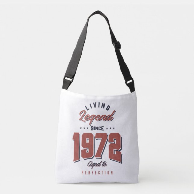 Bolsa Ajustável Nascer em 1972 Aniversário (Frente)