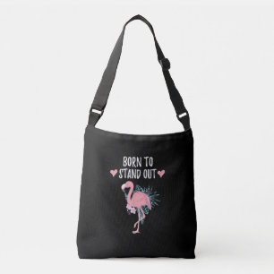 Bolsa Ajustável Nascer para sair Fofo Flamingo amanta demais