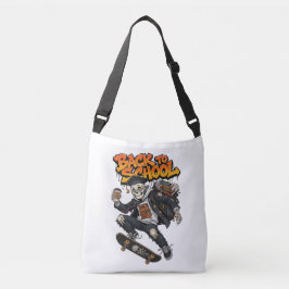 Bolsa Ajustável Nascido para Andar de Skate Forçado a Estudar Esqu