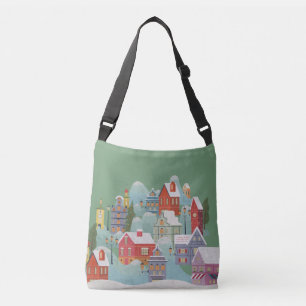 Bolsa Ajustável Natal da Cidade do inverno