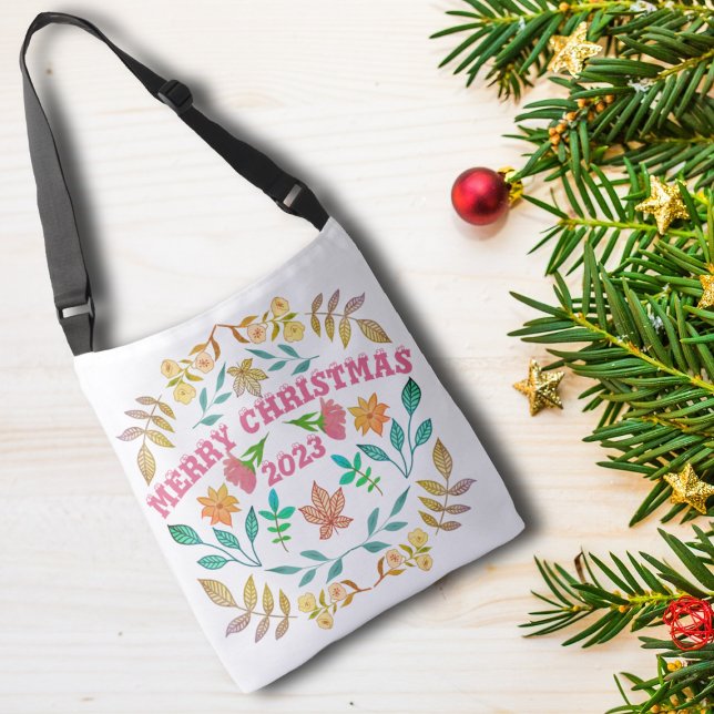 BOLSA AJUSTÁVEL NATAL DE MERCADO PERSONALIZADO 20XX (Criador carregado)