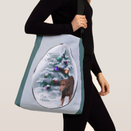 Bolsa Ajustável Natal para o Retriever Coated Curly
