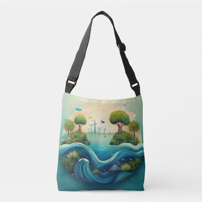 Bolsa Ajustável Natureza respeitadora do ambiente e Design de ener (Frente)