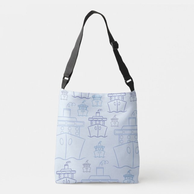 Bolsa Ajustável Navio de cruzeiro (Verso)