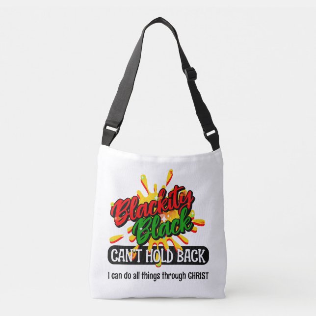 Bolsa Ajustável NEGRO NEGRO NÃO CONSEGUE SEGURAR O Cristão (Frente)