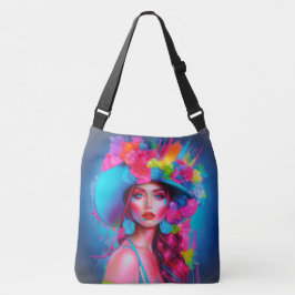 Bolsa Ajustável Neon Fantasy Floral Retrato