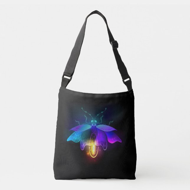 Bolsa Ajustável Neon Firefly a preto (Frente)