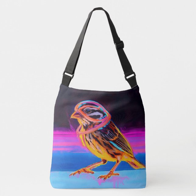 Bolsa Ajustável Neon Sparrow com Acentos Brilhantes (Frente)