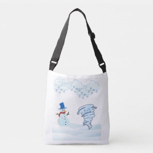 Bolsa Ajustável Neve e vento de inverno bonito