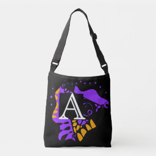 Bolsa Ajustável Ninho de aves - Letra inicial personalizada A