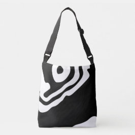 Bolsa Ajustável No Profundo: Abstrato preto e branco