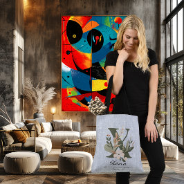 Bolsa Ajustável Noble Grace - Monograma Floral de Boho