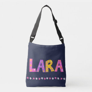 Bolsa Ajustável Nome Lara flores L monograma