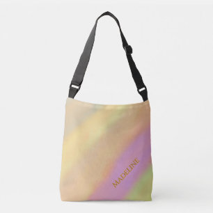 Bolsa Ajustável Nome Personalizado Algodão Doce Padrão Aquarela