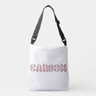 Bolsa Ajustável Nome Personalizado de Letras Baseball