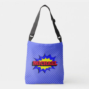 Bolsa Ajustável Nome personalizado de quadrinhos de super-heróis
