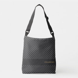Bolsa Ajustável Nome Personalizado do Padrão Verificado